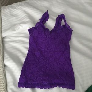 Hanky Panky lace tank top